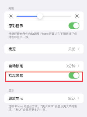 余杭苹果授权维修站分享iPhone轻点无法唤醒怎么办