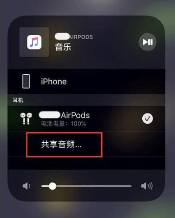 余杭苹果14音频维修点分享iPhone14音频共享设置方法 