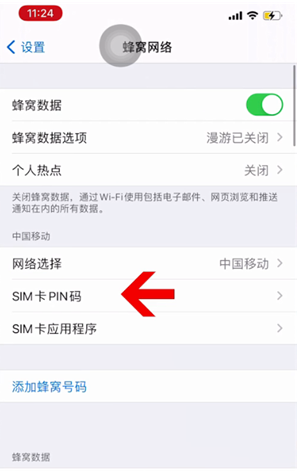 余杭苹果14维修网分享如何给iPhone14的SIM卡设置密码 