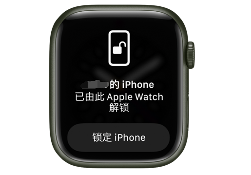 余杭苹果手机维修分享用 AppleWatch 解锁配备面容 ID 的 iPhone方法 